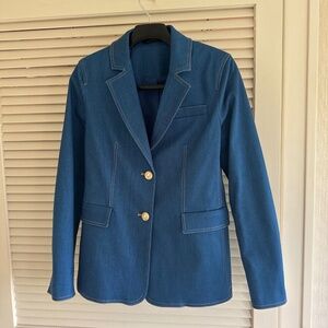 Elie Tahari denim blazer